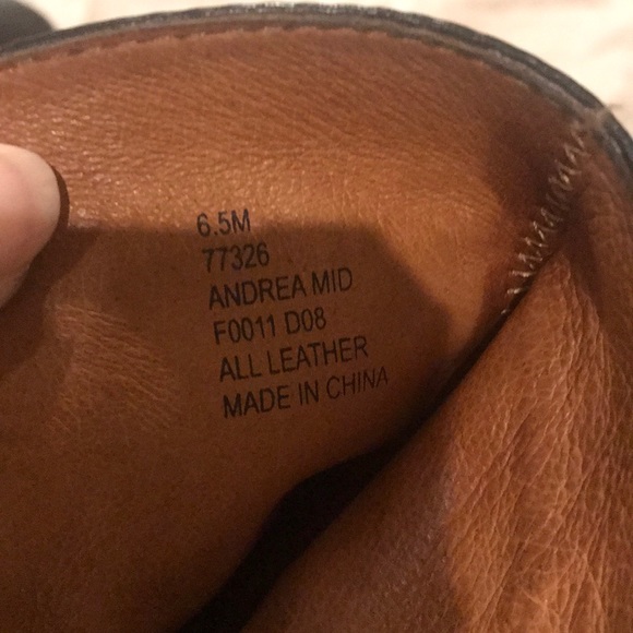 Frye leather “andrea” boots 👢 siz 6.5 EUC ❤️ - Picture 8 of 8